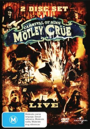 Cover for Mötley Crüe · Motley Crue - Carnival of Sins (DVD) (2015)