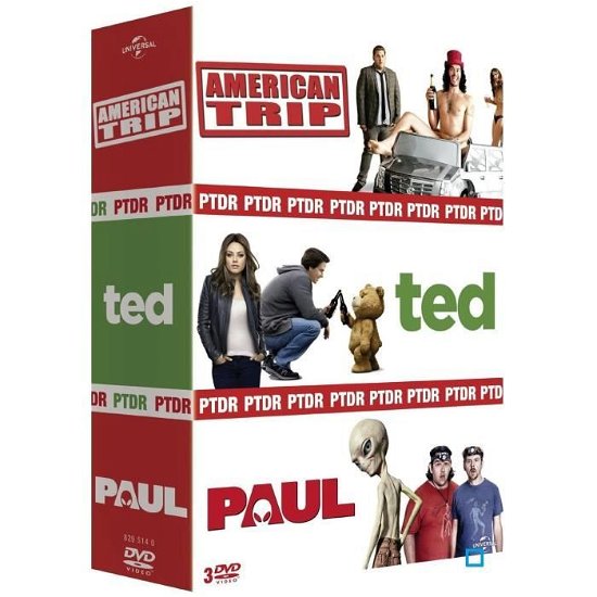 Ted / American Trip / Paul - Movie - Películas - UNIVERSAL - 5050582951400 - 