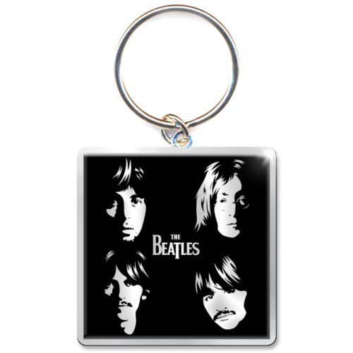 The Beatles Keychain: Illustrated Faces Photo Print (Photo-print) - The Beatles - Merchandise - Apple Corps - Accessories - 5055295322400 - October 21, 2014