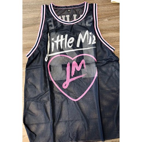 Cover for Little Mix · Little Mix Ladies Tee Vest: Heart (Ex Tour) (Large Only) (Bekleidung) [Black - Ladies edition]