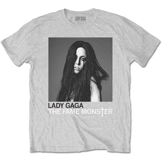 Cover for Lady Gaga · Lady Gaga Unisex T-Shirt: Fame Monster (T-shirt) [size S] [Grey - Unisex edition]