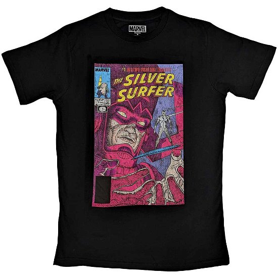 Marvel Comics Unisex T-Shirt: Galactus & Silver Surfer - Marvel Comics - Merchandise -  - 5056737203400 - 
