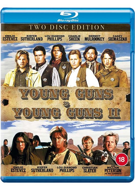 Cover for Christopher Cain · Young Guns / Young Guns II - Blaze Of Glory (Blu-ray) (2023)