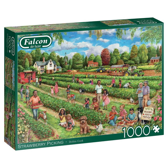 Strawberry Picking (1000 Stukjes) - Falcon - Board game - Jumbo - 8710126113400 - 