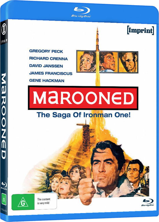 Marooned (1969) - Imprint Standard Edition - Blu-ray - Filmes - DRAMA - 9337369040400 - 24 de maio de 2024