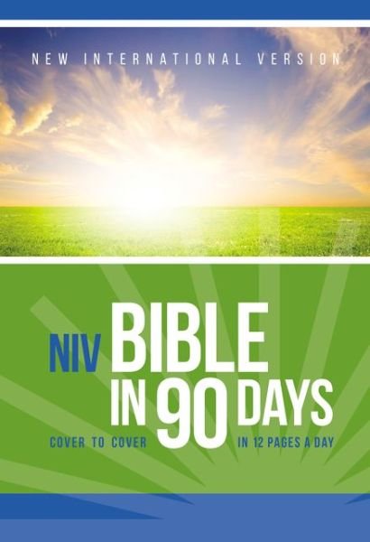 The NIV Bible in 90 Days: Cover to Cover in 12 Pages a Day - Zondervan Publishing - Livres - Zondervan - 9780310439400 - 1 septembre 2015