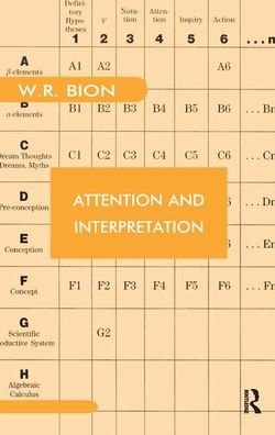 Cover for Wilfred R. Bion · Attention and Interpretation (Hardcover Book) (2019)