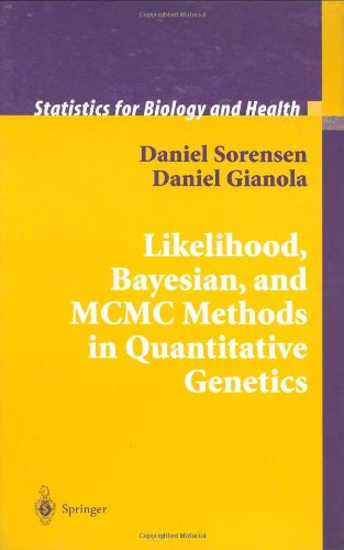 Cover for Daniel Sorensen · Likelihood, Bayesian, and MCMC Methods in Quantitative Genetics - Statistics for Biology and Health (Hardcover Book) [1st ed. 2007. Corr. 3rd. printing 2007 edition] (2002)