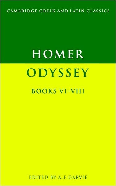 Cover for Homer · Homer: Odyssey Books VI-VIII - Cambridge Greek and Latin Classics (Taschenbuch) (1994)