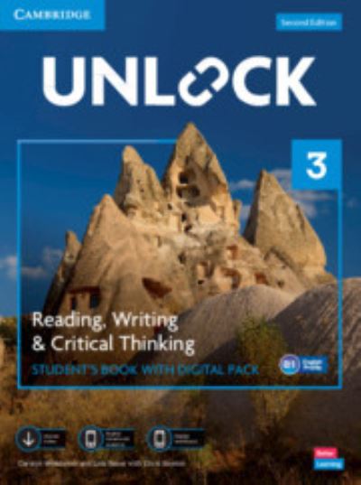 Cover for Carolyn Westbrook · Unlock Level 3 Reading, Writing and Critical Thinking Student's Book with Digital Pack (Paperback Book) (2021)