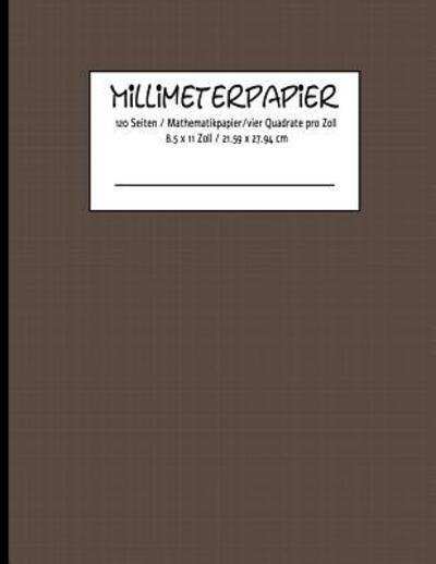 Cover for Karo Notizen · MILLIMETERPAPIER 120 Seiten / Mathematikpapier /vier Quadrate pro Zoll 8.5 x 11 Zoll / 21.59 x 27.94 cm (Paperback Book) (2019)