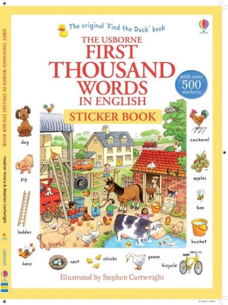 Cover for Heather Amery · First Thousand Words in English Sticker Book - First Thousand Words Sticker Book (Paperback Bog) (2014)