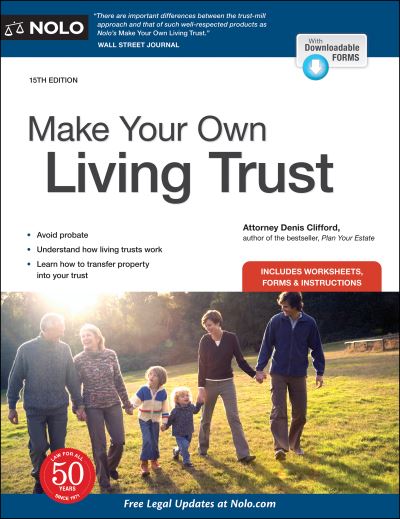 Make Your Own Living Trust - Denis Clifford - Książki - NOLO - 9781413328400 - 30 marca 2021