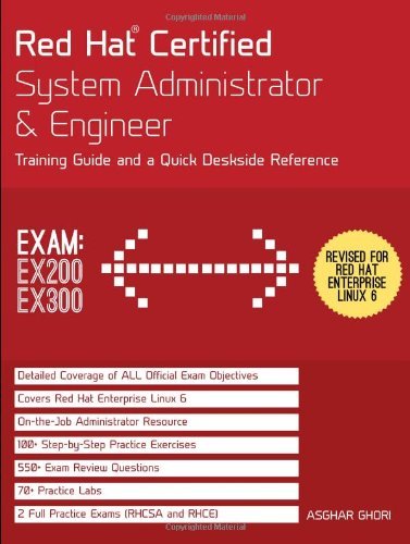 Cover for Asghar Ghori · Red Hat Certified System Administrator &amp; Engineer: Training Guide and a Quick Deskside Reference, Exams Ex200 &amp; Ex300 (Taschenbuch) [Rhel 6 edition] (2012)