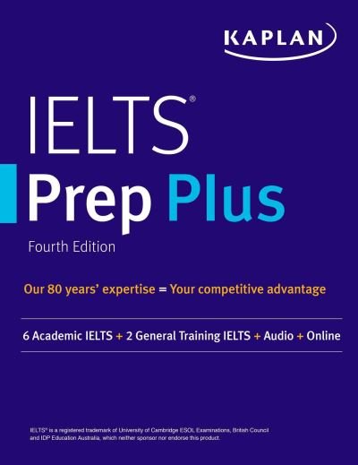Cover for Kaplan Test Prep · IELTS Prep Plus 2021-2022 (Book) (2020)