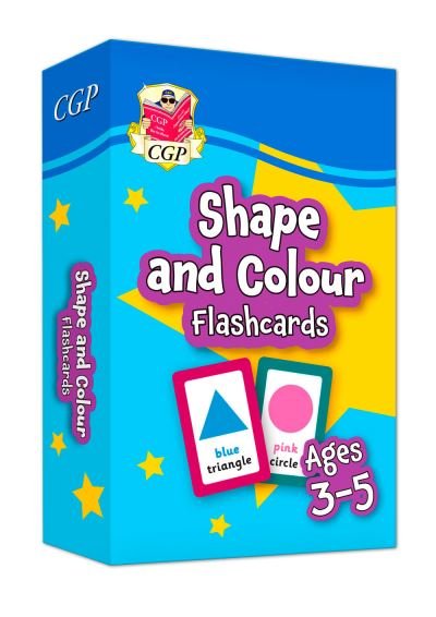 Cover for CGP Books · Shape &amp; Colour Flashcards for Ages 3-5 (Gebundenes Buch) (2022)