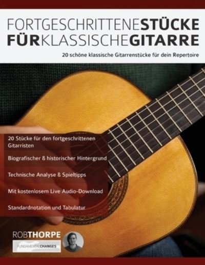 Cover for Rob Thorpe · Fortgeschrittene StuÌˆcke FuÌˆr Klassische Gitarre (Paperback Bog) (2019)
