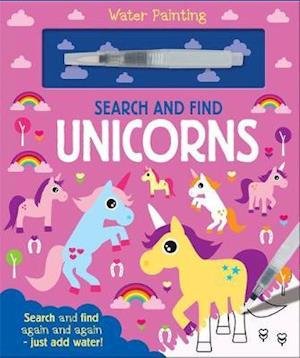 Cover for Georgie Taylor · Search and Find Unicorns - Water Painting Search and Find (Hardcover Book) (2020)