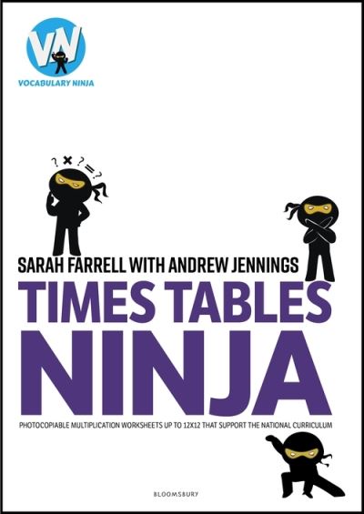 Cover for Sarah Farrell · Times Tables Ninja for KS2: Photocopiable multiplication worksheets that support the National Curriculum (Paperback Book) (2022)