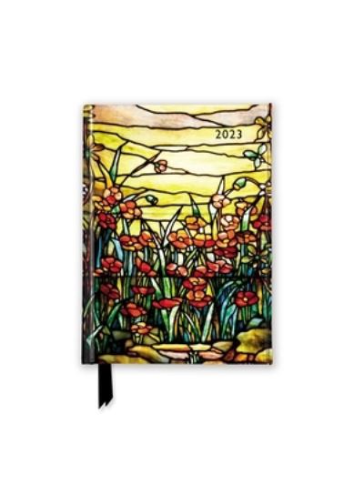 Cover for Flame Tree Studio · Louis Comfort Tiffany: Red Flowers &amp; A Stream Pocket Diary 2023 (Buch) [New edition] (2022)