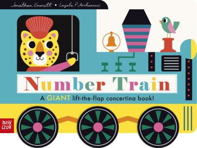 Cover for Jonathan Emmett · Number Train (Board book) (2024)