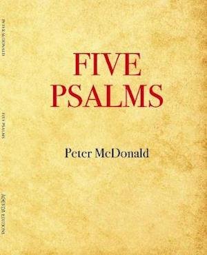 Cover for Peter McDonald · Five Psalms (Paperback Bog) (2021)