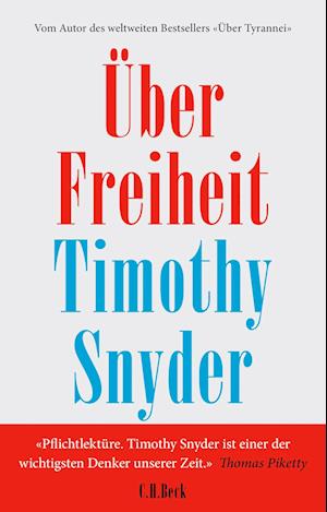 Cover for Timothy Snyder · Über Freiheit (Bog) (2024)