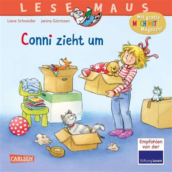 LESEMAUS 66: Conni zieht um - Liane Schneider - Bücher - Carlsen Verlag GmbH - 9783551080400 - 1. Dezember 2021
