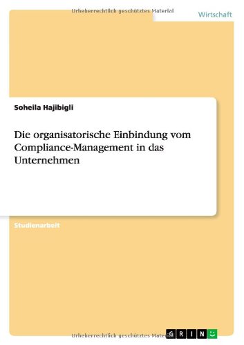 Cover for Hajibigli · Die organisatorische Einbindu (Book) [German edition] (2011)