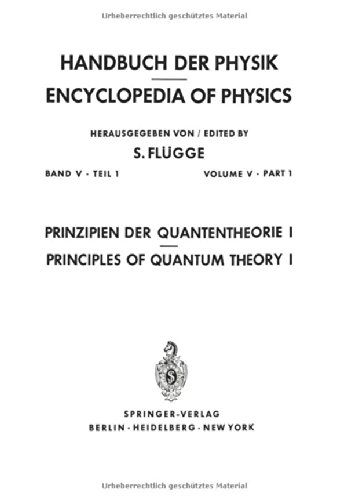 Cover for S Flugge · Prinzipien Der Quantentheorie I / Principles of Quantum Theory I (Paperback Book) [Softcover Reprint of the Original 1st 1958 edition] (2012)