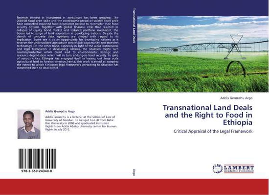 Cover for Argo · Transnational Land Deals and the R (Bok)