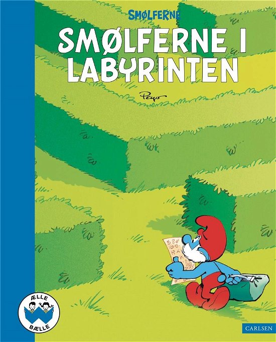 Cover for Peyo · Ælle Bælle: Smølferne i labyrinten (Bound Book) [1er édition] (2022)