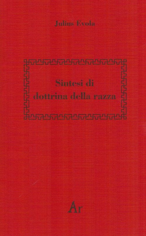 Cover for Julius Evola · Sintesi Di Dottrina Della Razza (Book)