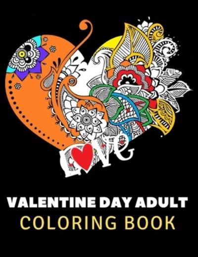 Cover for Peter Wolf · Valentine Day Adult Coloring Book (Paperback Bog) (2021)