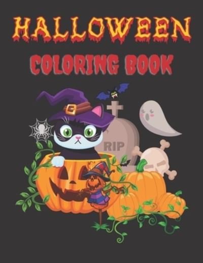 Cover for Blue Blend · Halloween Coloring book (Paperback Bog) (2020)