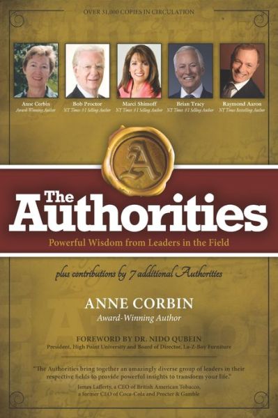 Cover for Bob Proctor · The Authorities - Anne Corbin: Powerful Wisdom from Leaders in the Field (Paperback Book) (2021)