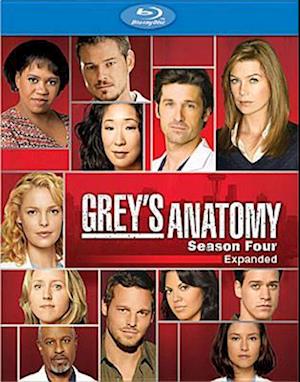 Cover for Grey's Anatomy: Complete Fourth Season (Blu-ray) (2008)