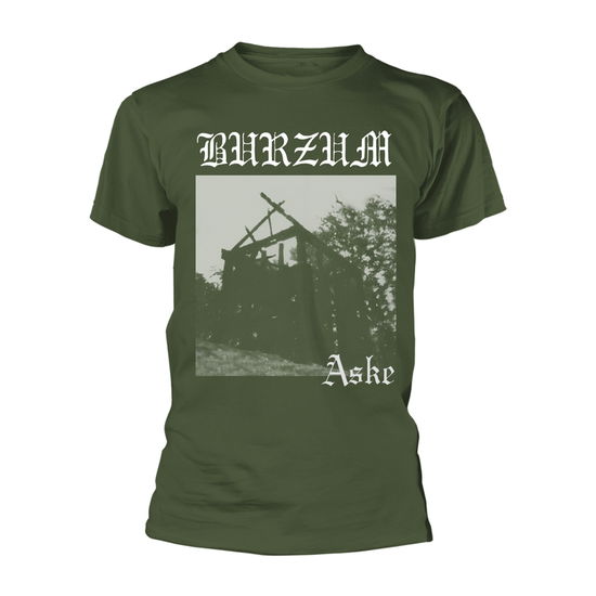 Cover for Burzum · Aske (Green) (T-shirt) [size XXL] [Green edition] (2020)