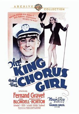 Cover for King &amp; the Chorus Girl (1937) (DVD) (2019)