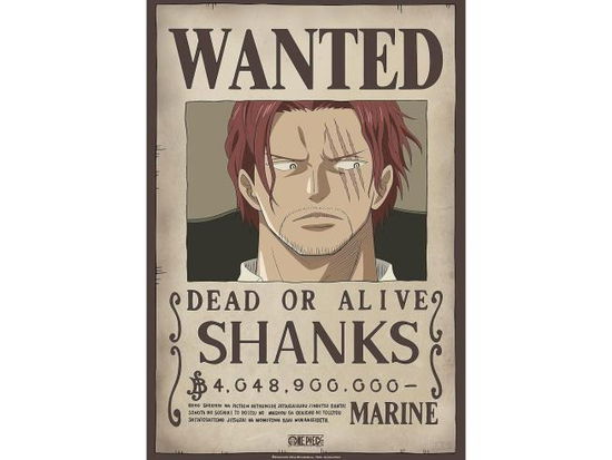 Cover for Abysse · ONE PIECE  - Poster «Wanted Shanks» (52x38) (Toys)