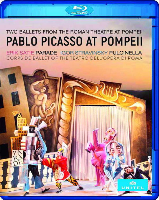 Cover for Blu-ray · Pablo Picasso at Pompeii: Two Ballets from the Roman Theatre of Pompeii (Blu-ray) (2021)