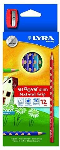 Groove Slim Buntstifte L 18 Cm Mine: 33 Mm 12 Stck. Sortierte Farben - Groove Slim - Koopwaar - Creativ Company - 4084900202401 - 