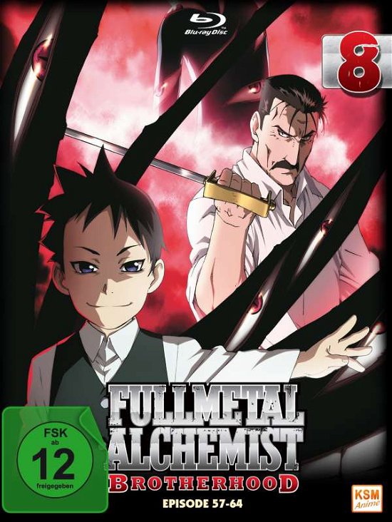 Cover for Fullmetal Alchemist: Brotherhood - Volume 8 - Folge 57-64 (Blu-ray) (2015)