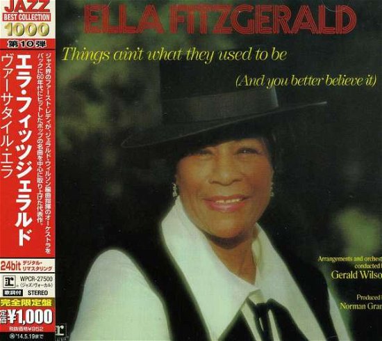 Cover for Ella Fitzgerald · Things Ain't What They Used to Be (CD) [Limited edition] (2013)