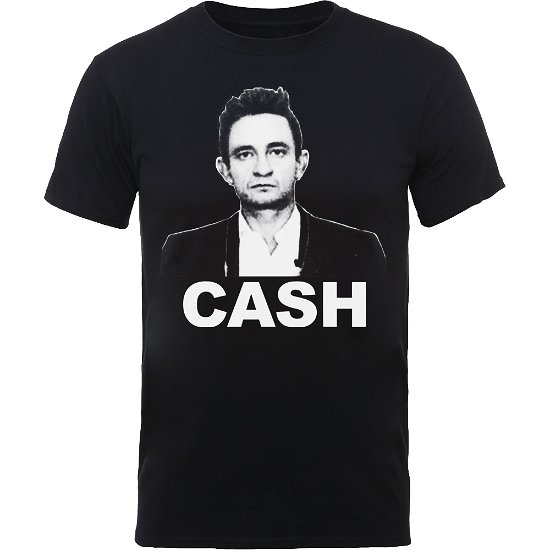 Johnny Cash Unisex T-Shirt: Straight Stare - Johnny Cash - Mercancía -  - 5055979995401 - 
