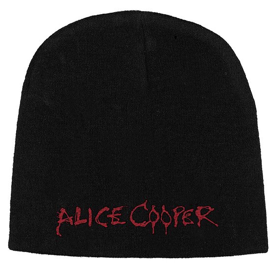Alice Cooper Unisex Beanie Hat: Logo - Alice Cooper - Merchandise -  - 5056365726401 - 