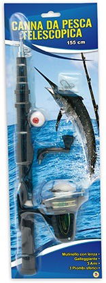 Cover for Canna Da Pesca Telescopica Con Mulinello 155 Cm (MERCH)