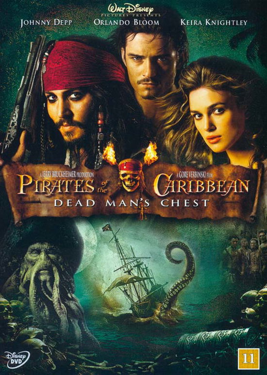 Cover for Pirates of the Caribbean · Pirates of the Caribbean 2: Dead Man's Chest (DVD) (2008)