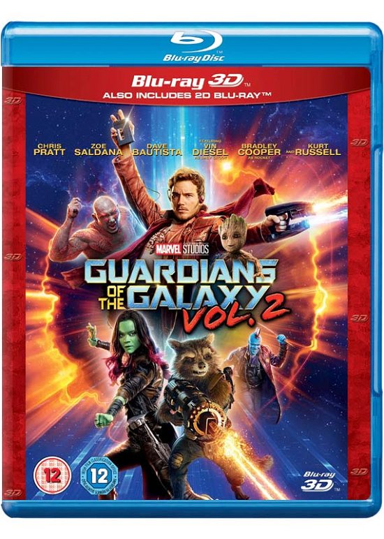 Guardians Of The Galaxy - Volume 2 3D + 2D - Guardians Of The Galaxy - Movies - Walt Disney - 8717418508401 - September 4, 2017