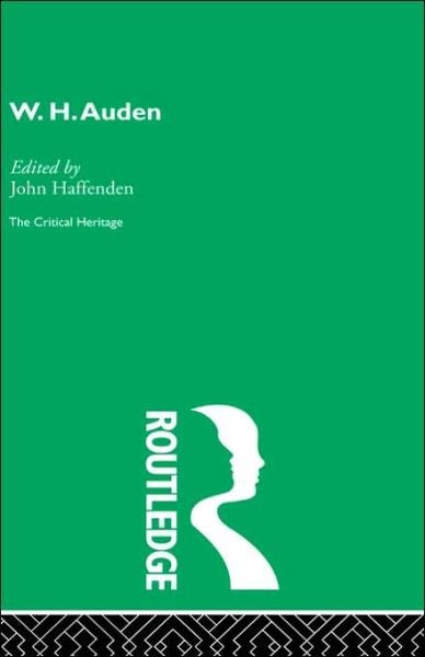 Cover for John Haffenden · W.H. Auden (Hardcover Book) (1997)